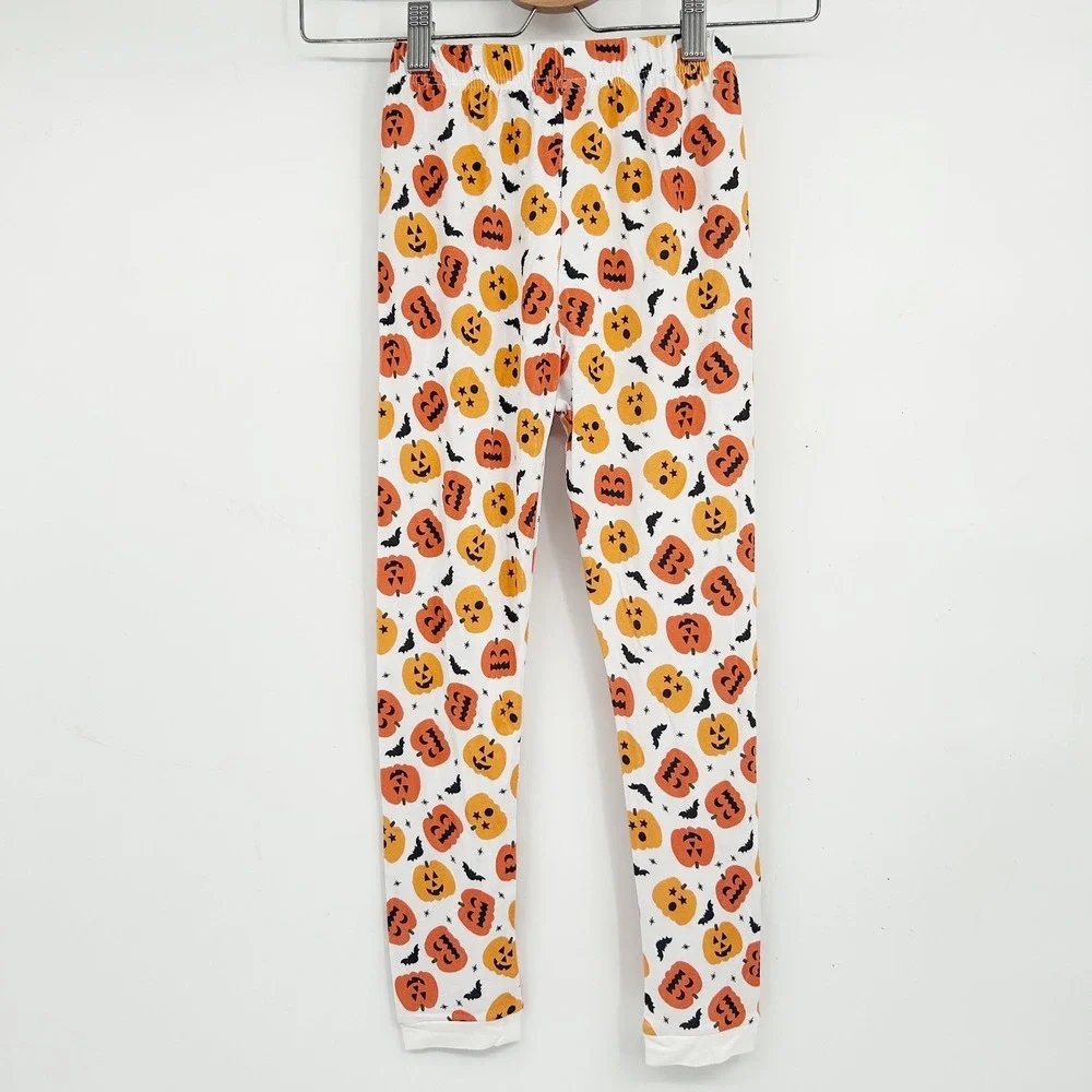 NWT Ollie's Day Kids Halloween Trick‎ or Treat Pumpkin Bamboo Pajama Set Size 6T